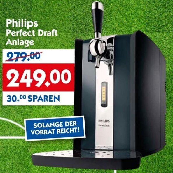 Philips Perfect Draft Anlage Angebot bei Hol