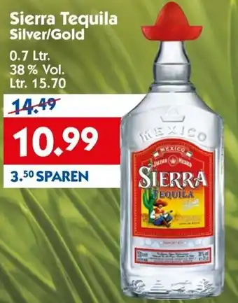 Hol'ab Getränkemarkt Sierra Tequila Silver/Gold 0,7 Ltr. Angebot