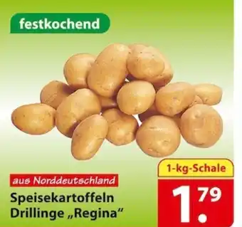 Famila Nord Ost Speisekartoffeln Drillinge ,, Regina 1 kg Schale Angebot