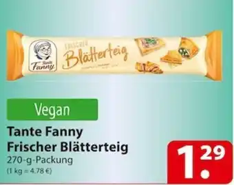 Famila Nord Ost Tante Fanny frischer Frischer Blätterteig 270 g Packung Angebot