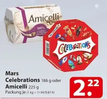 Famila Nord Ost Mars/Amicelli Celebrations 186-g , 225 Packung Angebot