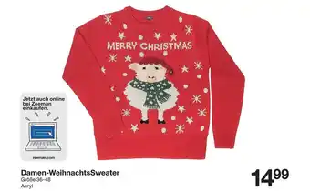 Zeeman Damen-weihnachtssweater Angebot