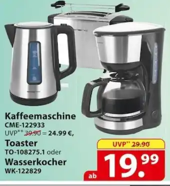 Famila Nord Ost Kaffeemaschine CME 122933 Angebot