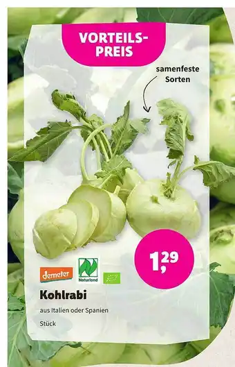 Naturgut Demeter kohlrabi Angebot