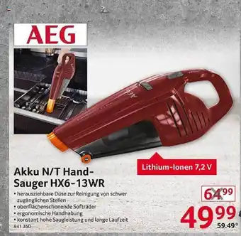 Selgros Akku n-t hand-sauger hx6- 13wr Angebot