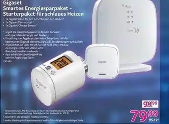 Selgros Gigaset smartes energiesparpaket - starterpaket für schlaues heinzen Angebot