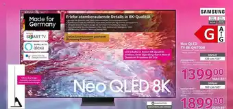 Selgros Samsung neo qled tv 8k qn700b, Angebot