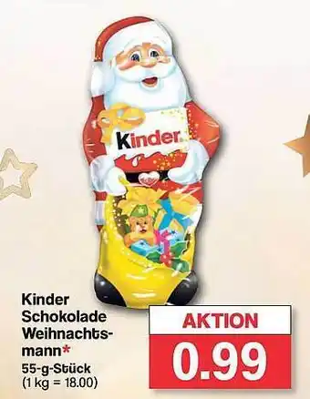 Famila Nord West Kinder schokolade-weihnachtsmann Angebot