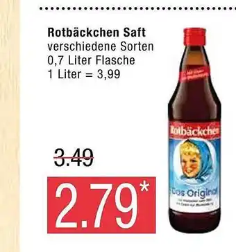 Marktkauf Rotbäckchen saft Angebot