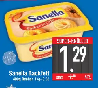 E-Center Sanella Backfett 400 g Becher Angebot