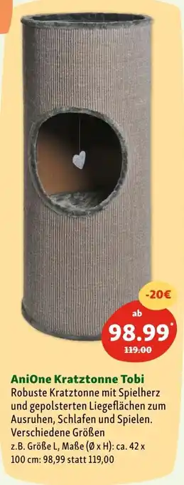 Fressnapf AniOne Kratztonne Tobi Angebot