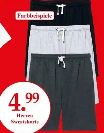 Woolworth Herren Sweatshorts Angebot