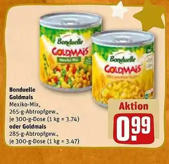 REWE Kaufpark Bonduelle goldmais Angebot