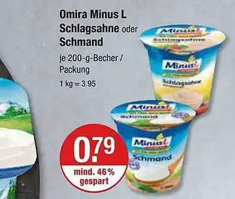 V Markt Omira minus l schlagsahne oder schmand Angebot