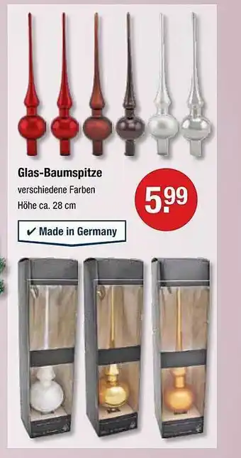 V Markt Glas-baumspitze Angebot