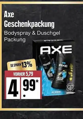 Edeka Axe geschenkpackung Angebot