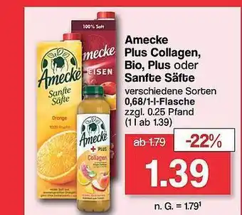 Famila Nord West Amecke plus collagen, bio, plus oder sanfte säfte Angebot