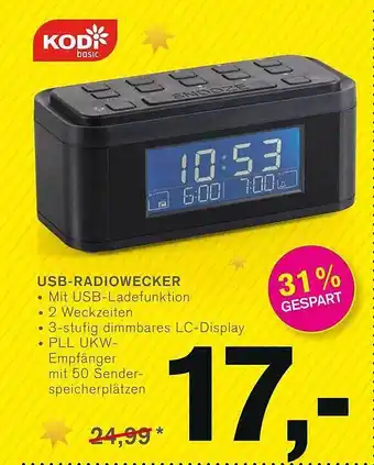 KODi Usb-radiowecker Angebot