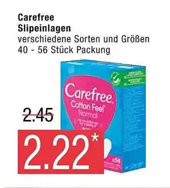 Marktkauf Carefree slipeinlagen Angebot