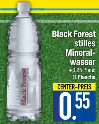 E-Center Black Forest Stilles Mineralwasser 1L Flasche Angebot