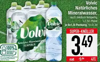 E-Center Volvic Natürliches Mineralwasser 6x1,5L Packung Angebot