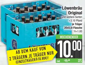 E-Center Löwenbräu Original 20x0,5L Flasche Angebot