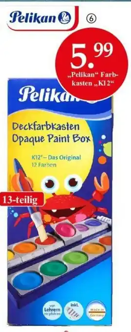 Woolworth Pelikan Farb Kasten K12 Angebot