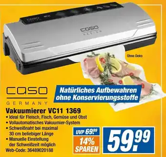 Expert Caso Germany Vakuumierer VC 11 1369 Angebot