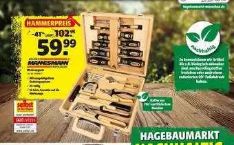 Hagebau Bruder Mannesmann Werkzeugsatz Angebot