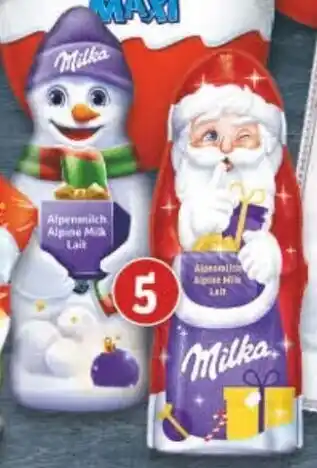 NP Discount Milka Schnee oder Weihnachtsmann 45/50g Stück Angebot