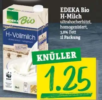 NP Discount Edeka Bio H-Milch 1L Packung Angebot