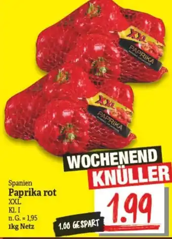 NP Discount Paprika rot 1kg Netz Angebot