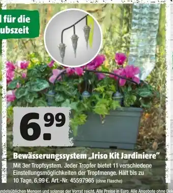 Hagebau Bewässerungssystem Iriso Kit Jardiniere Angebot