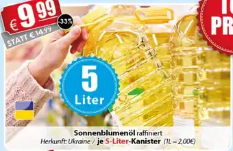 LEDO Sonnenblumenöl 5 Liter Kanister Angebot