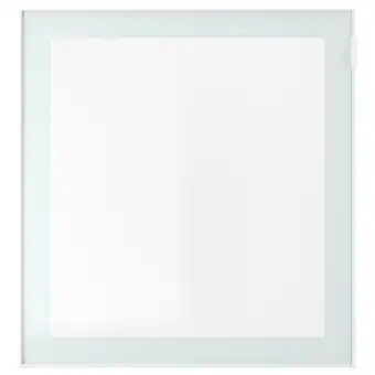 IKEA Glassvik vitrinentür weiß/klarglas 60x64 cm Angebot