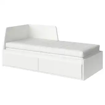 IKEA Flekke tagesbett/2 schubladen/2 matratzen weiß/åsvang fest Angebot