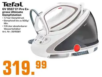 Saturn Tefal GV 9567 E1 Pro Express Ultimate Dampfstation Angebot