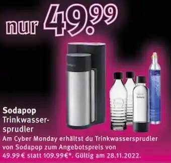 Rossmann Sodapop Trinkwassersprudler Angebot