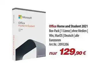 ACom PC Office home and student 2021 microsoft Angebot