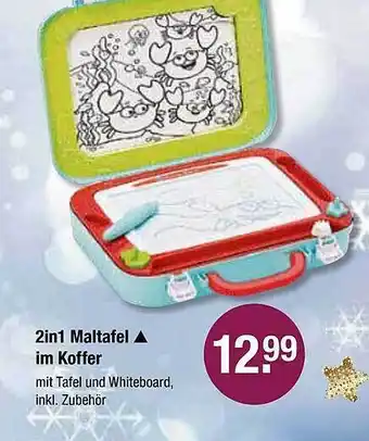 V Markt 2in1 maltafel in koffer Angebot