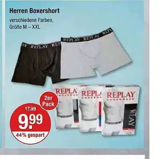 V Markt Herren boxershort replay Angebot