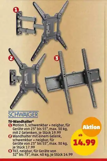 PENNY Schwaiger tv-wandhalter Angebot