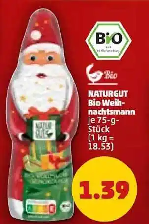 PENNY Naturgut bio weihnachtsmann Angebot