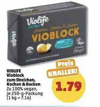 PENNY Violife vioblock zum streichen, kochen & backen Angebot