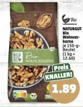 PENNY Naturgut bio walnusskerne Angebot