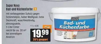 V Baumarkt Super nova bad-und küchenfarbe Angebot