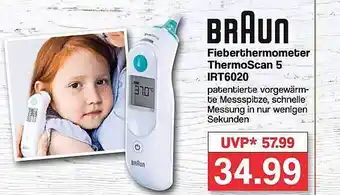 Famila Nord West Braun fieberthermometer thermoscan 5 irt6020 Angebot