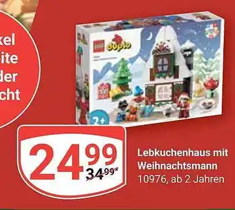 Globus Lebkuchenhaus mit weihnachtsmann Angebot