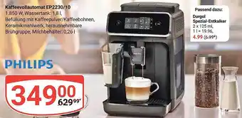 Globus Philips kaffeevollautomat ep2230-10 Angebot