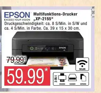 Marktkauf Epson multifunktions-drucker „xp-2155“ Angebot